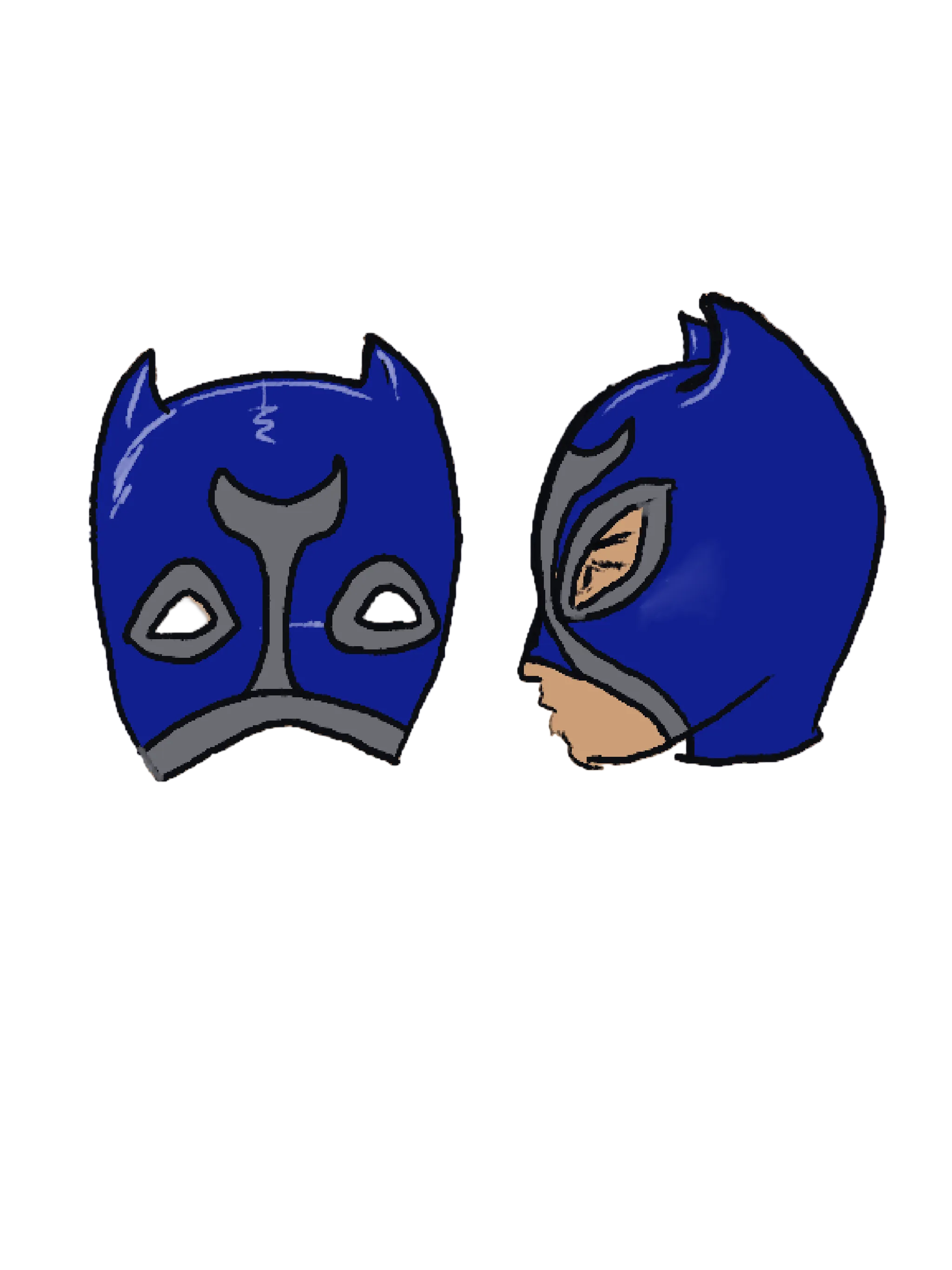 Demon Twink — Mask No. 1 — Blue Velvet
